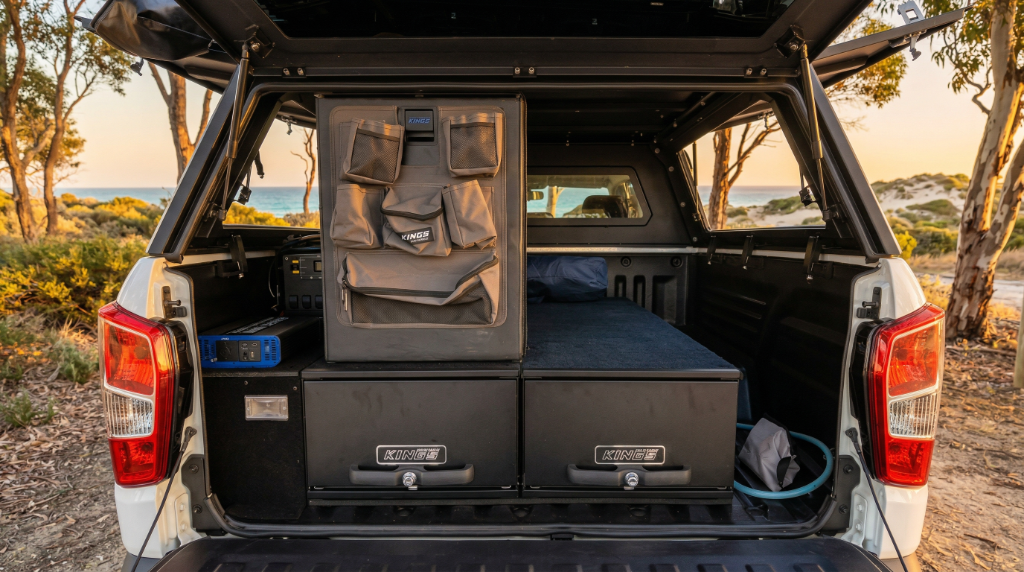 Bakkie 2.0 interior canopy setup